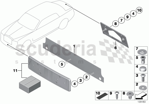 Part Diagram for Rolls Royce 13 71 7655848