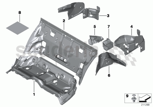 Part Diagram for Rolls Royce 51 48 9156081