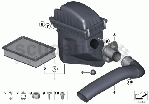 Part Diagram for Rolls Royce 13 71 7547201