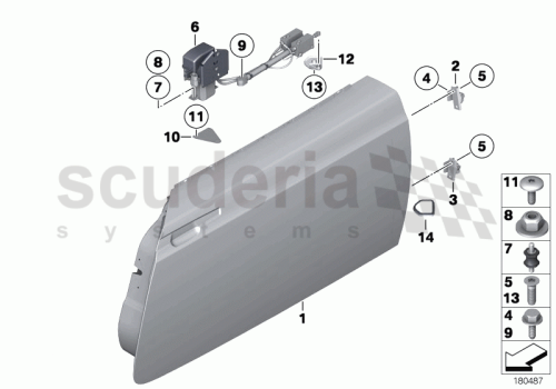Part Diagram for Rolls Royce 51 21 7178940