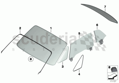 Part Diagram for Rolls Royce 51 33 7204960