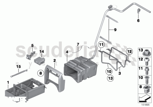 Part Diagram for Rolls Royce 51 16 6971942