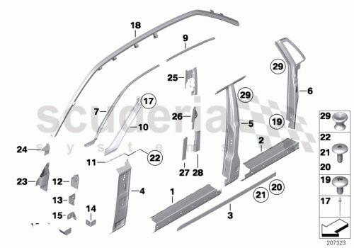 Part Diagram for Rolls Royce 07 14 7075867