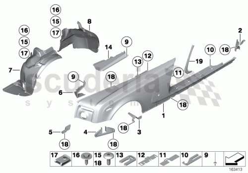 Part Diagram for Rolls Royce 41 21 7137875