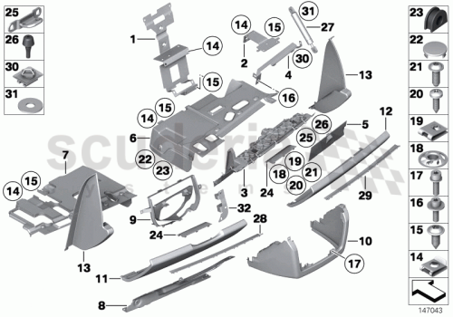 Part Diagram for Rolls Royce 07 14 7121732