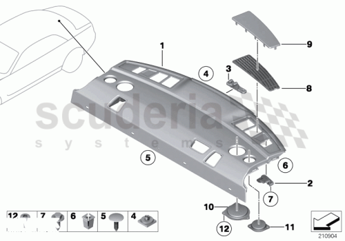 Part Diagram for Rolls Royce 51 46 9156134