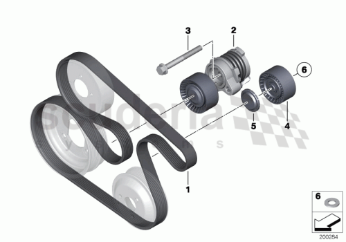 Part Diagram for Rolls Royce 07 11 9905642