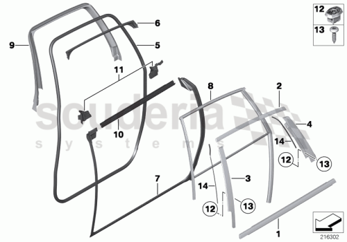 Part Diagram for Rolls Royce 51 76 7200328