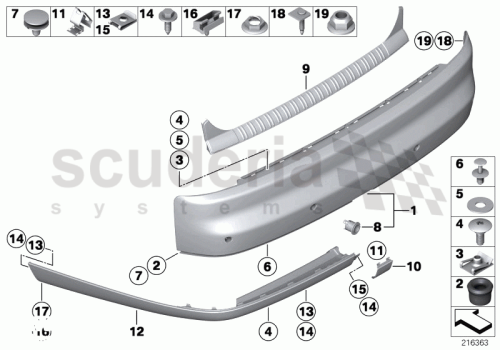 Part Diagram for Rolls Royce 51 12 7261500