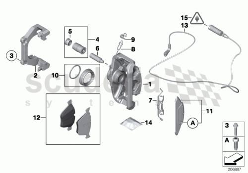 Part Diagram for Rolls Royce 34 11 1157038