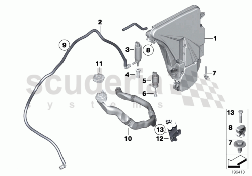 Part Diagram for Rolls Royce 07 14 6961201