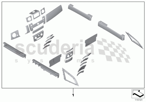 Part Diagram for Rolls Royce 51 45 7117387