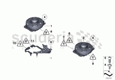 Part Diagram for Rolls Royce 65 82 9216965