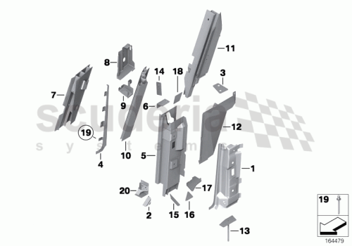 Part Diagram for Rolls Royce 41 00 7207731