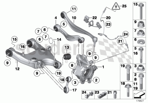 Part Diagram for Rolls Royce 34 52 6775864