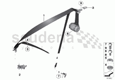 Part Diagram for Rolls Royce 72 11 9133889
