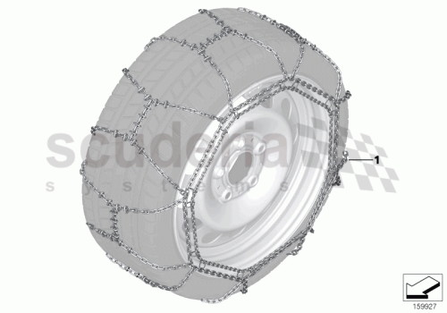 Part Diagram for Rolls Royce 36 11 0302768