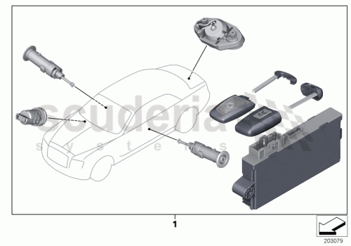 Part Diagram for Rolls Royce 51 21 0038487