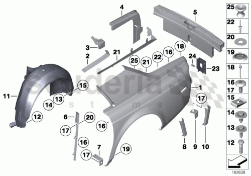 Part Diagram for Rolls Royce 41 35 7116276