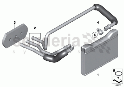 Part Diagram for Rolls Royce 64 11 9187285