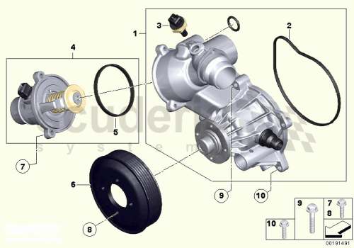 Part Diagram for Rolls Royce 07 11 9904525