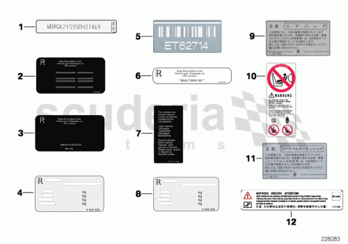Part Diagram for Rolls Royce 07 14 9241480