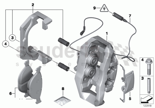 Part Diagram for Rolls Royce 34 11 6763652