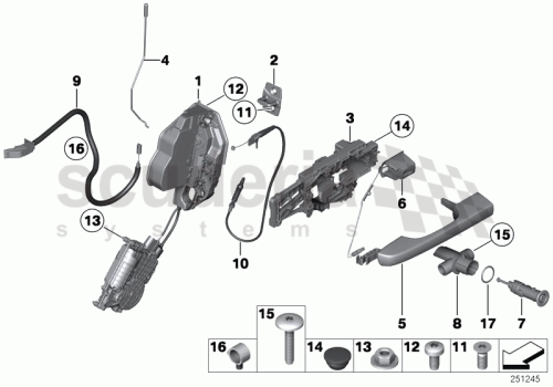 Part Diagram for Rolls Royce 51 21 7267593