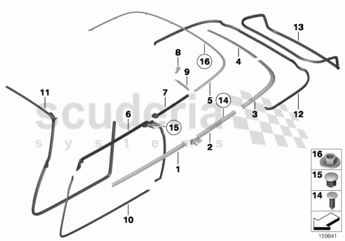 Part Diagram for Rolls Royce 51 17 7175806
