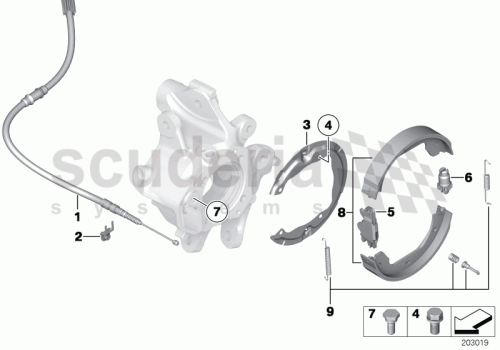 Part Diagram for Rolls Royce 34 41 1163400