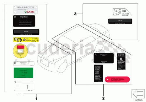 Part Diagram for Rolls Royce 71 22 7576690