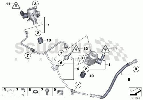 Part Diagram for Rolls Royce 13 53 7579140