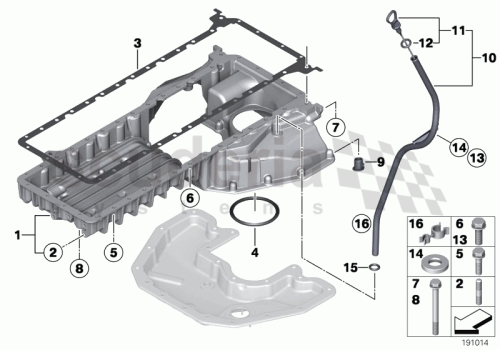 Part Diagram for Rolls Royce 11 43 1287541