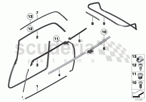 Part Diagram for Rolls Royce 51 35 7003159