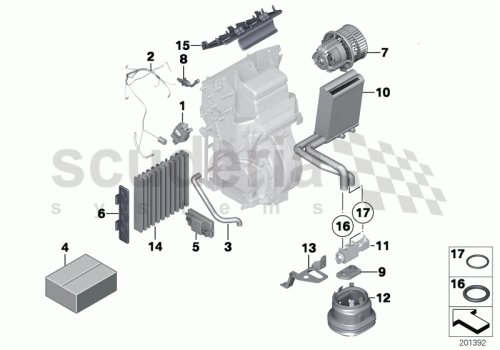 Part Diagram for Rolls Royce 64 11 9162120