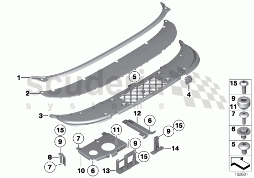 Part Diagram for Rolls Royce 51 46 9132719