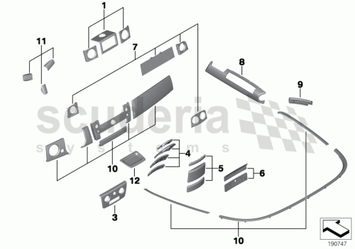 Part Diagram for Rolls Royce 51 16 9191854