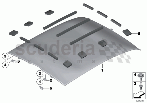 Part Diagram for Rolls Royce 51 44 7266744