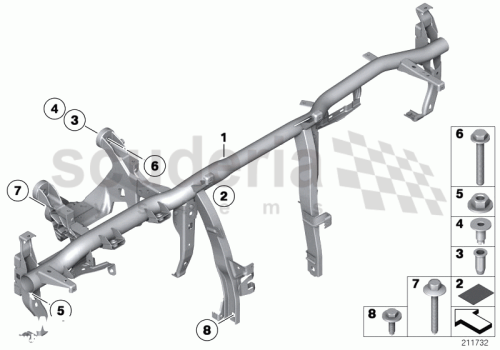 Part Diagram for Rolls Royce 51 45 9177499