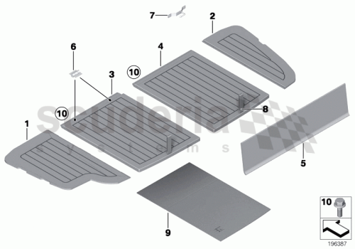 Part Diagram for Rolls Royce 51 47 7248033
