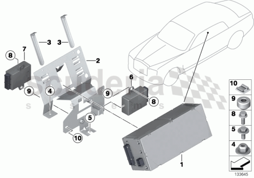 Part Diagram for Rolls Royce 07 14 6987559