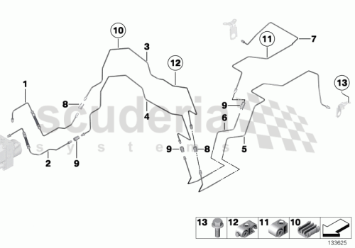 Part Diagram for Rolls Royce 34 32 6773751