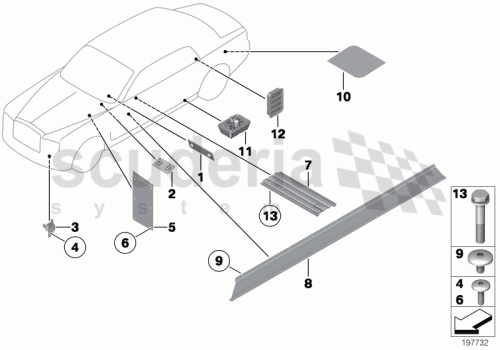 Part Diagram for Rolls Royce 51 71 7058413