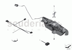 Part Diagram for Rolls Royce 51 13 7238540