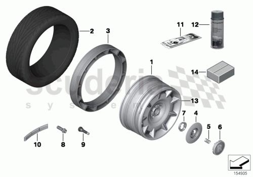 Part Diagram for Rolls Royce 36 13 6766616