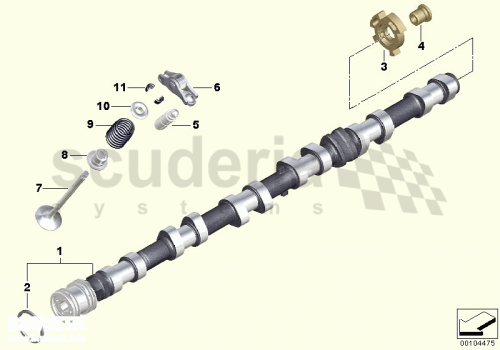 Part Diagram for Rolls Royce 11 31 7511061