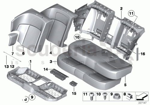 Part Diagram for Rolls Royce 52 20 9153357