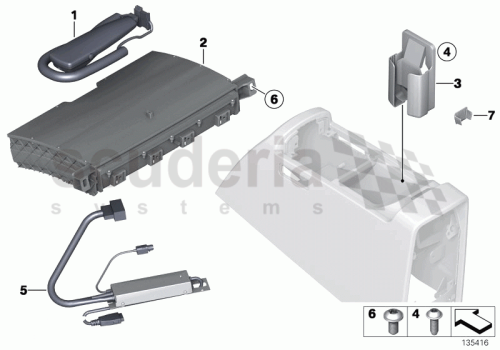 Part Diagram for Rolls Royce 84 11 6905639