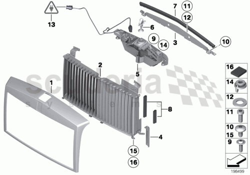 Part Diagram for Rolls Royce 51 13 7060038