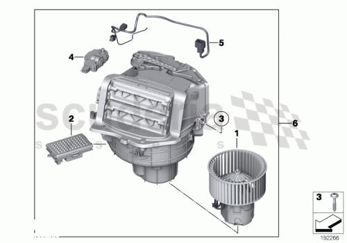 Part Diagram for Rolls Royce 64 11 9200936